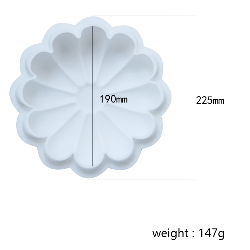 SHENHONG PRIMAVERA Flower Cake Mold For Baking Home Party Wedding Silicone Mould Mousse DIY Baking Cookie Christmas Bakery