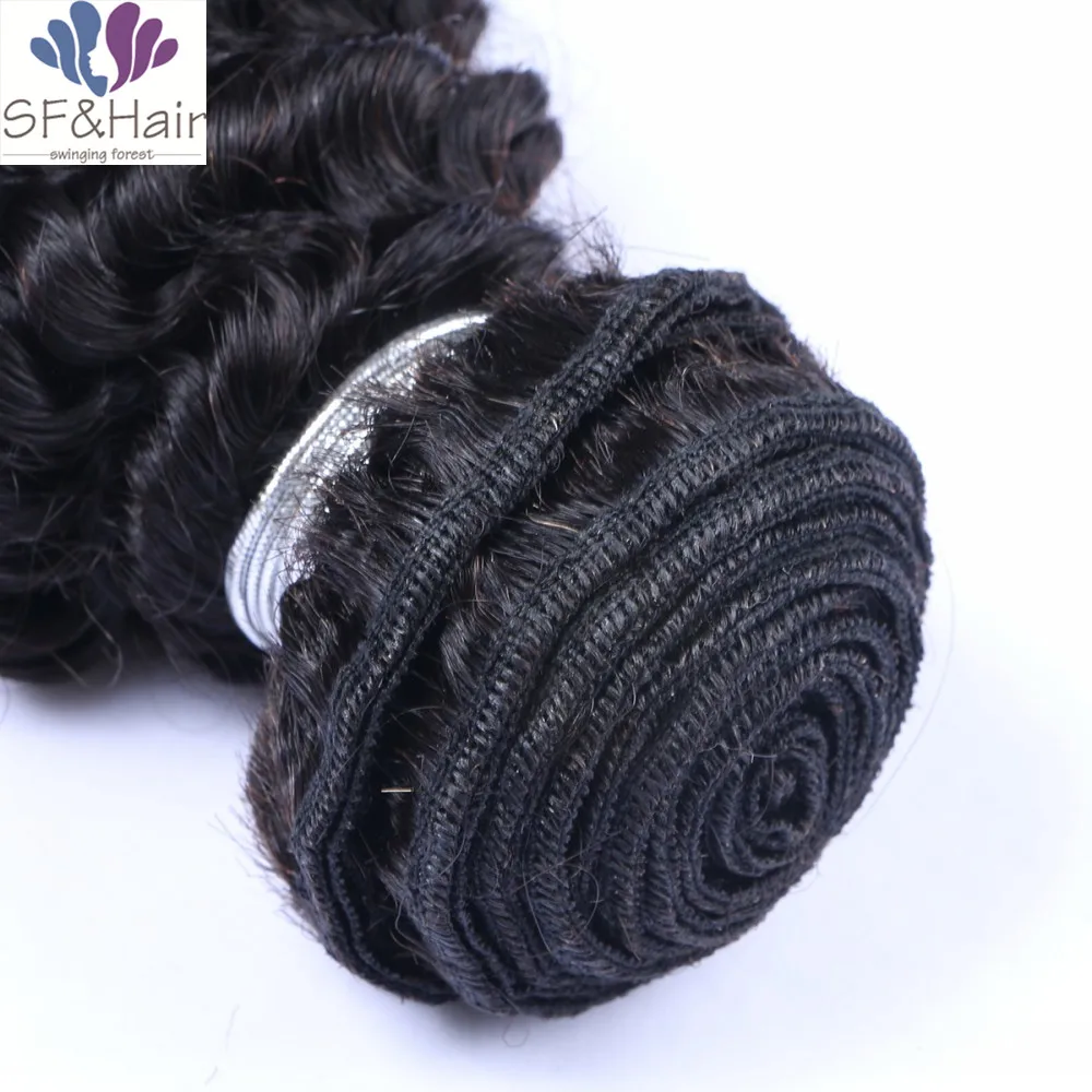 Топ Перуанский Kinky Вьющиеся Weave 100% Необработанные Человеческих Волос Лучшее