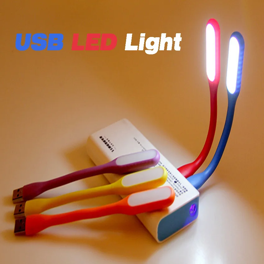 

Augmicky Mini Adjustable Flexible 5V 1.2W LED Lamp for Power bank Comupter Notebook USB table light Protect Eye Lights Gadget