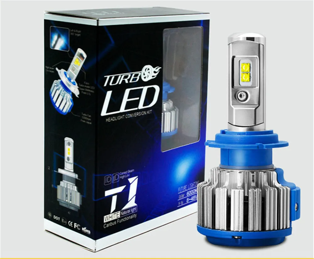 

HAOSJt1 Led Car Headlight bulb 6000K 8000LM H11 H4 H7 H1 H3 9005 9006 HB4 H27 H8 Bulb for BMW Vw Toyota Mini Cooper motorcycle