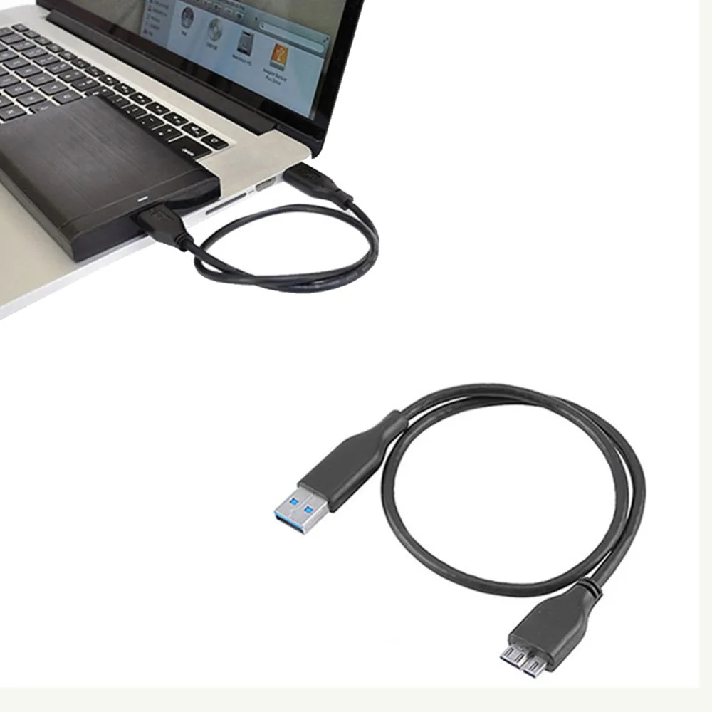 40cm USB 3.0 Male Type A to Micro B Cable USB3.0 Data Extension SYNC For External Hard Drive Disk HDD Converter Adapter Cord | Электроника
