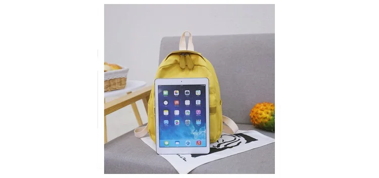 MJ Women Canvas Backpacks Ladies Shoulder School Bag Backpack Rucksack for Girls 2019 Travel Fashion Bag Casual Student Bag (5)