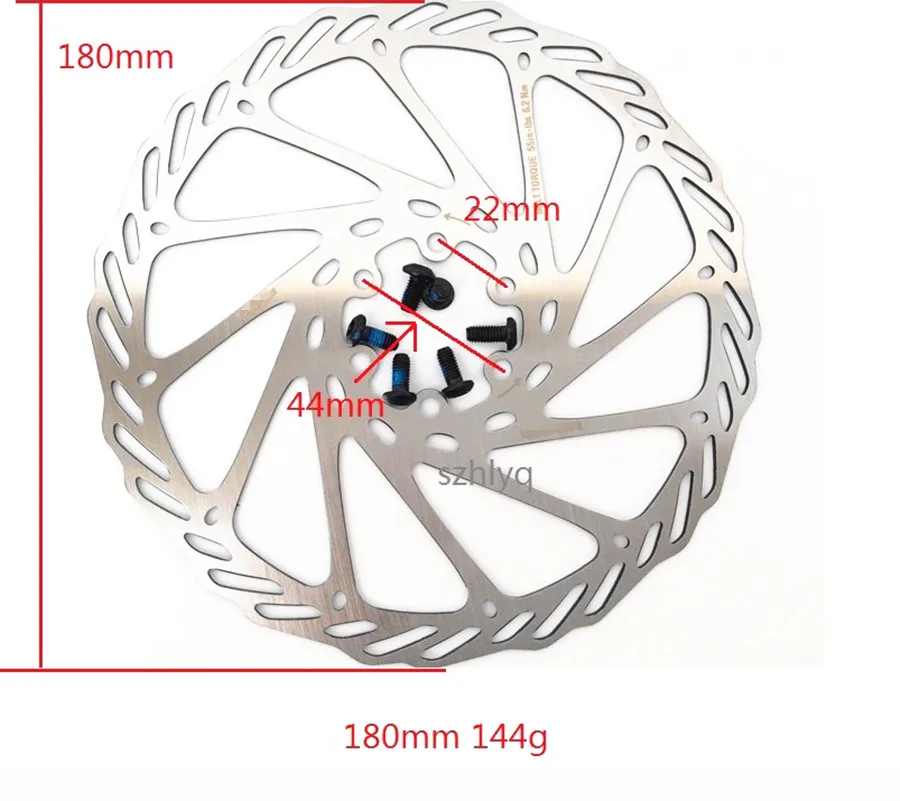 Высокое качество Нержавеющая сталь велосипед герой тормозной диск 160/180/203 мм и болт для заядлых BB5 BB7 MTB