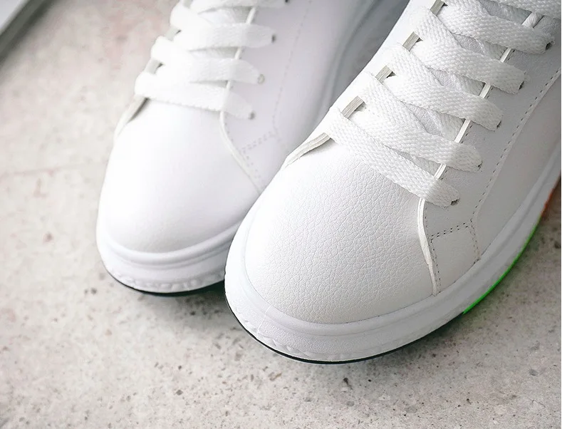 Women Casual Shoes Nice Spring Autumn Fashion Women Shoes Embroidered Tiger Breathable Lace-Up Platform Women SneakersNice0608-171124