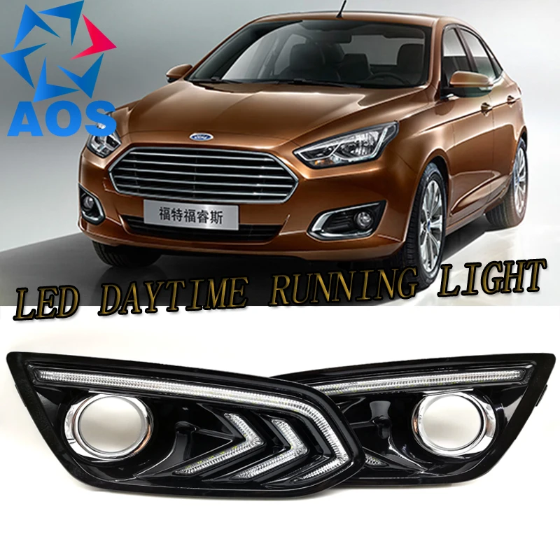 

2PCs/set car styling AUTO LED DRL Daylight Car Daytime Running lights set For FORD FOCUS 4 2015
