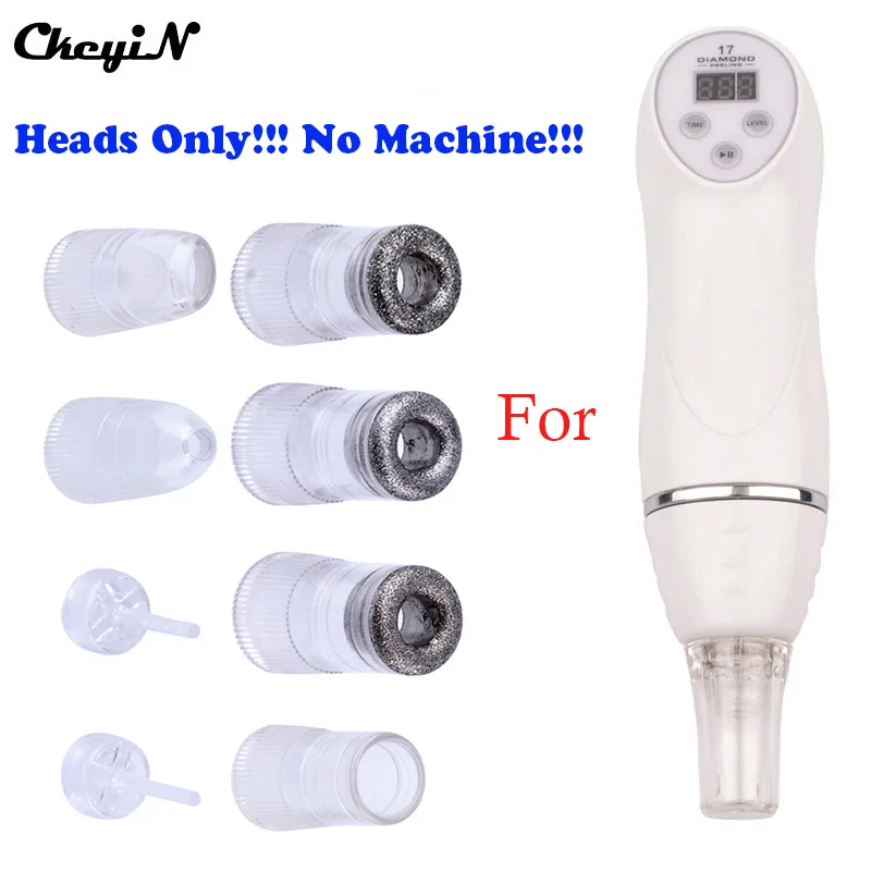Оригинальные шлифовальные головки для машинка для алмазного пилинга MR039WQ 3 дермабразии головки+ 3 всасывания угрей+ 2 фильтра компоненты 31