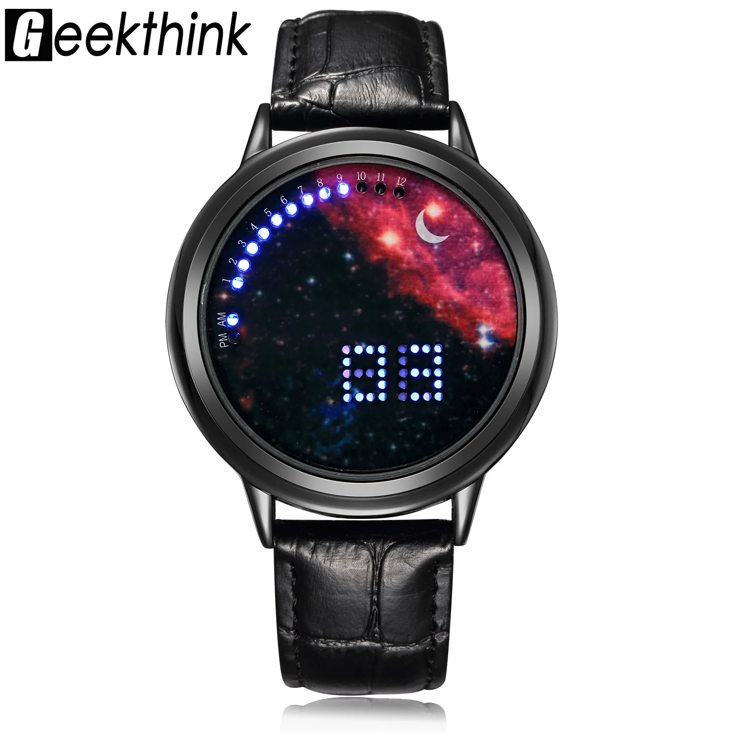 Часы наручные GEEKTHINK женские/мужские цифровые модные повседневные люксовые