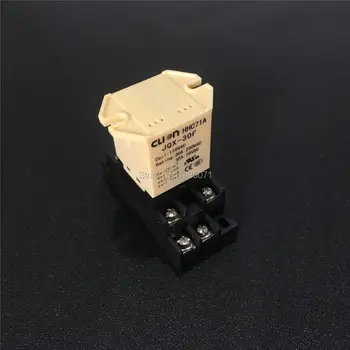 

1set JQX-30F-2Z 30A HHC71A High Power Relay 12VDC 24VDC 110VAC 220VAC Electromagnetic Relays JQX-30F 2Z 8-Pin DPDT w Socket Base