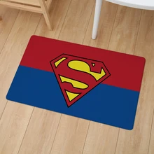 Bat Rug And Get Free Shipping On Aliexpress Colorful Super Hero Pvc Leather Mats 46 76cm Waterproof Kitchen Carpet Entrance Non Slip Decor