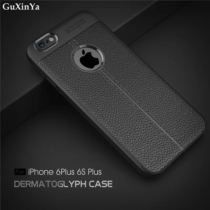 Чехол GuXinYa для Apple iphone 6 Plus Роскошный Кожаный противоударный чехол из ТПУ 6s Plus/6 |