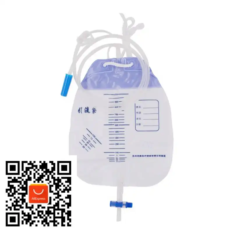 1500ml Male Female Urine Bag Urinary Collector External Catheter Holder Incontinence Supply