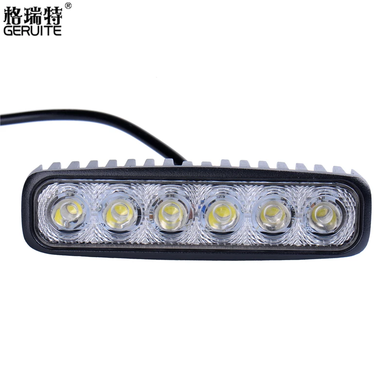 10Pcs 6 Inch 18W LED Work Headlight for Indicators Motorcycle Driving