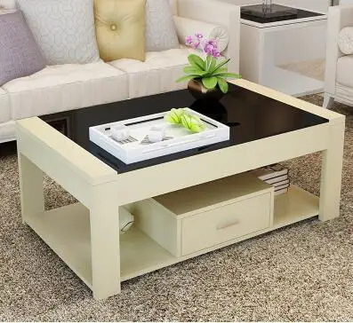 Modern tempered glass tea table. New table. Rectangular tea table..