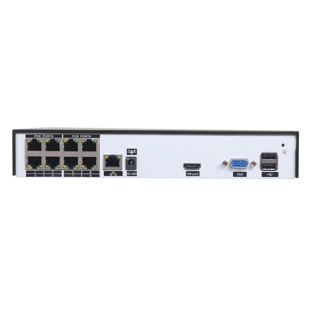 Камера видеонаблюдения SSICON сетевая камера 8 каналов 48 Вт 5 МП POE NVR XMEYE P2P Onvif POE|recorder