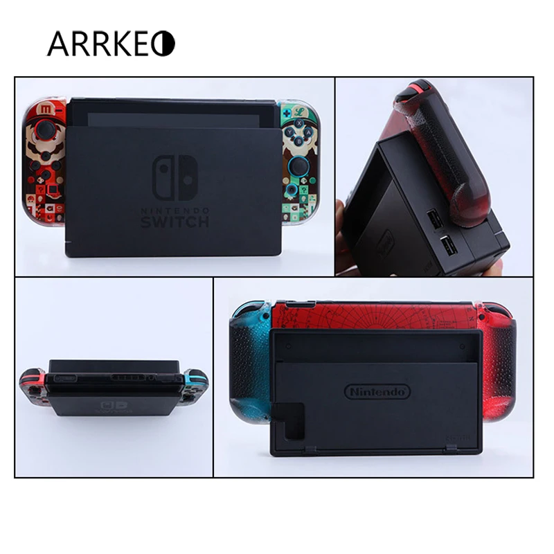 ARRKEO Splatoon 2 шаблон Анти Царапины защитный чехол для Kind переключатель NS консоль Joy Con