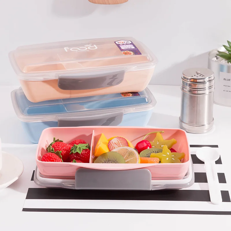 

GESEW 750ML BPA Free Lunch Box For Kids Microwavable Food Storage Container Storage Fruit Salad For Picnic School Office worker