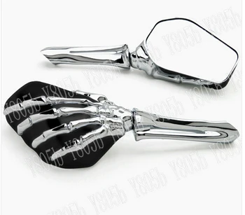 

Motorcycle Skeleton Mirrors For Suzuki Boulevard C50 Volusia 800 C90 M109R C109 Marauder 800 M50 Intruder LC1500 Cruisers