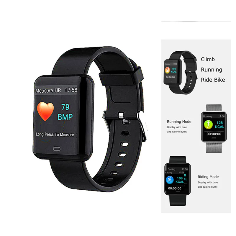 

New smart watch men smart band B8 band Android sports fitness tracker compatible with IOS Android men and women watches