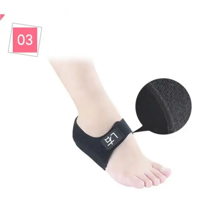 1 Pair Plantar Fasciitis Arch Heel Sleeves Therapy Wrap Heel Foot Pain Arch Brace Insole EK-New