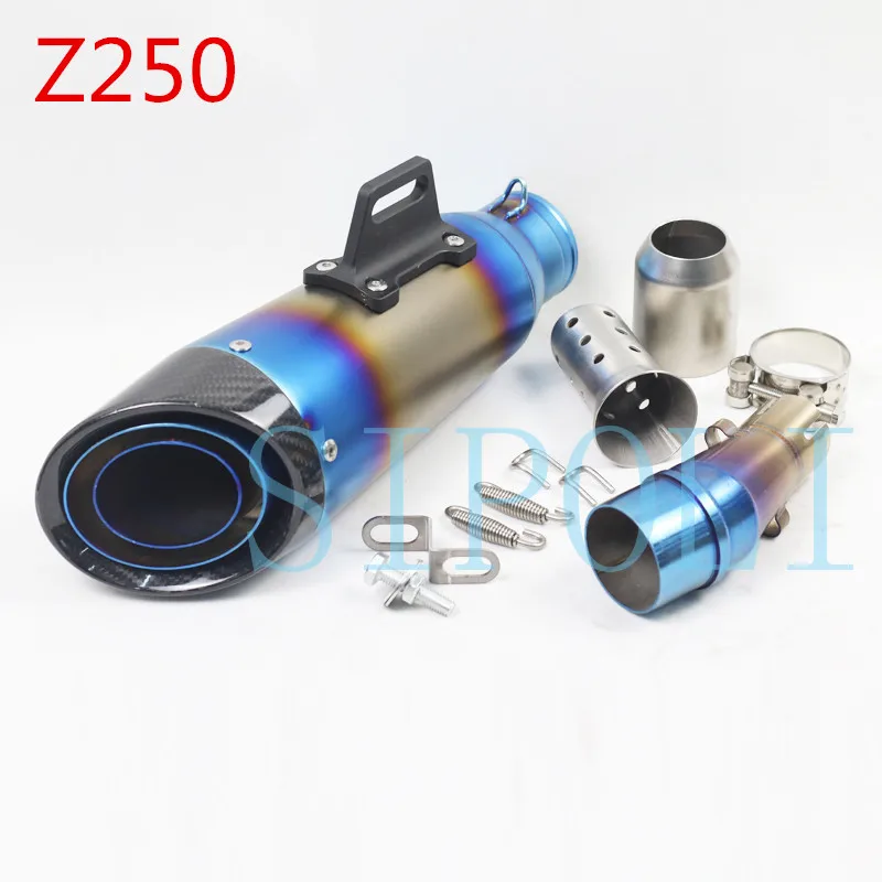 Z250 /Z300 Suitable for Motorcycle Full System  Modified Pipe DB Killer Slip On Exhaust For Ninja Z250 /300 SC089