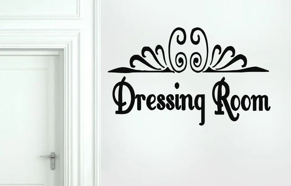 Dressing Room quote wall sticker quote decal wall art decorin Wall