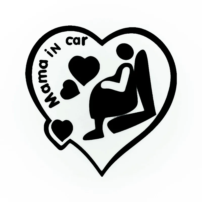 Baby On Board warn vinyl stickers expectant Mama In Car styling wall