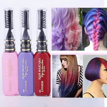 13 цветов одноразовая цветная краска для волос Временная Нетоксичная Сделай Сам краска для волос Тушь для ресниц моющиеся одноразовые цветные карандаши для волос