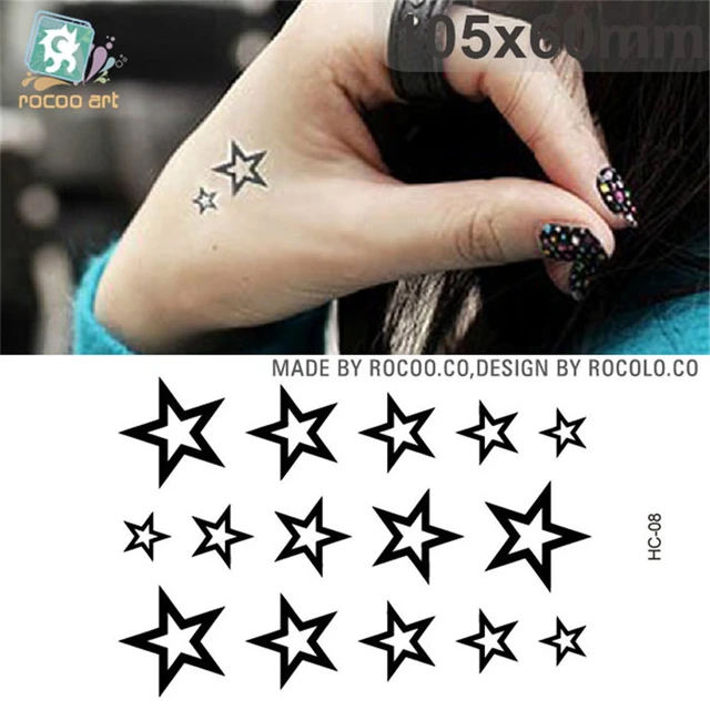 Sun Moon Star Temporary Fake Tattoo Sticker (Set of 4) - OhMyTat - Shop  OhMyTat Temporary Tattoos - Pinkoi