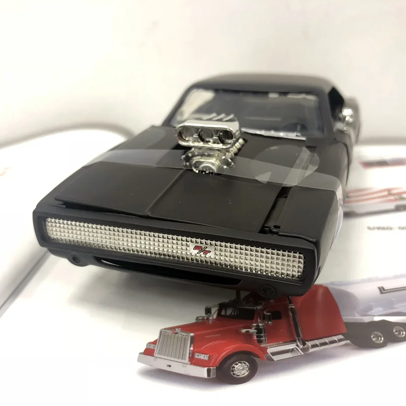 

3pcs/lot Wholesale JADA 1/24 Scale Car Model Toys Fast&Furious 7 Dodge Charger R/T Diecast Metal Car Toy