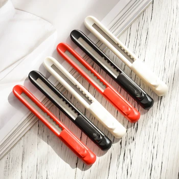 

130*16mm Utility Knife Cutter Paper Cutting Retractable Razor Blade DIY Craft Sculpture Engraving Knife Stationery Office Supply