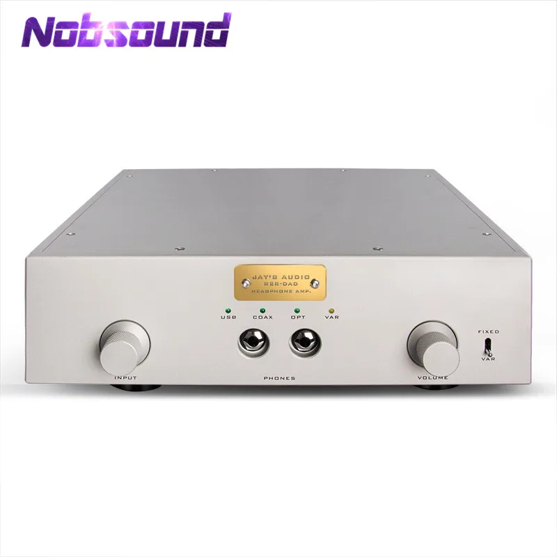 

Nobsound Hi-End Integrated R2R-DAD USB DAC DSD Audio Decoder HiFi Headphone Amp Stereo Preamp with Italy Amanero Daughter Card