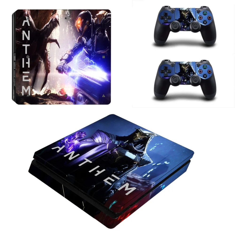 Наклейка s Anthem Skin PS4 тонкая наклейка для sony Play Station 4 Slim консоль и контроллер Dualshock