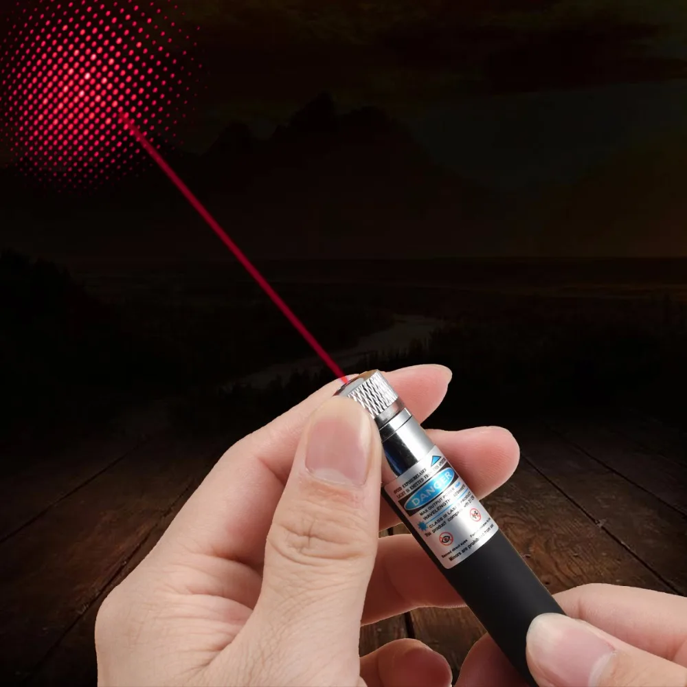 5 мВт лазерная указка высокой мощности красный лазер 532нм 8000 м дальность лазерная указка ручка Регулируемая сжигание матч лазерная ручка без батареи