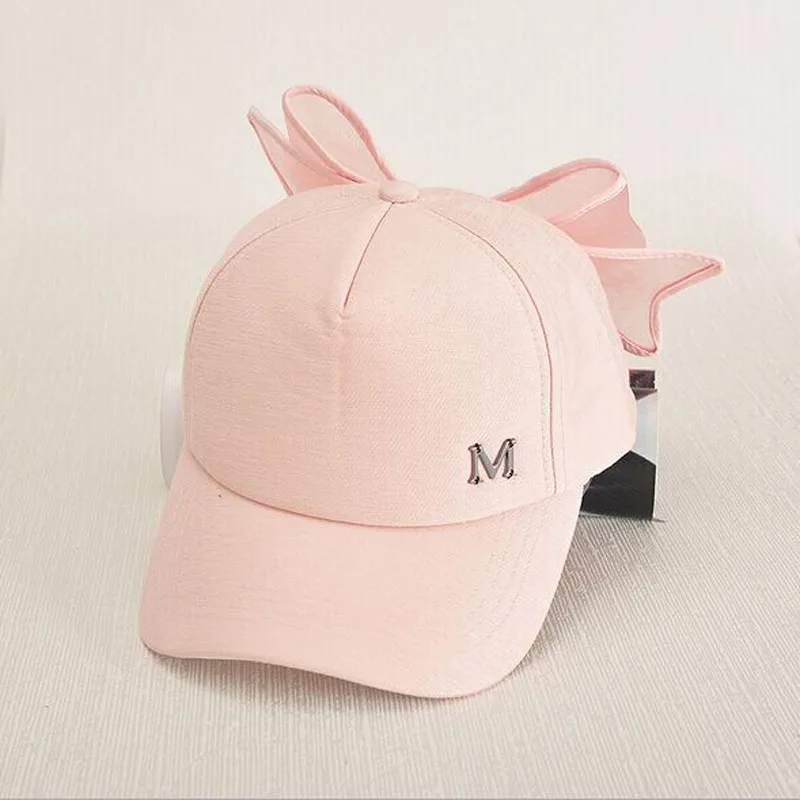 Musim Semi Cap M mark Pink Hat 