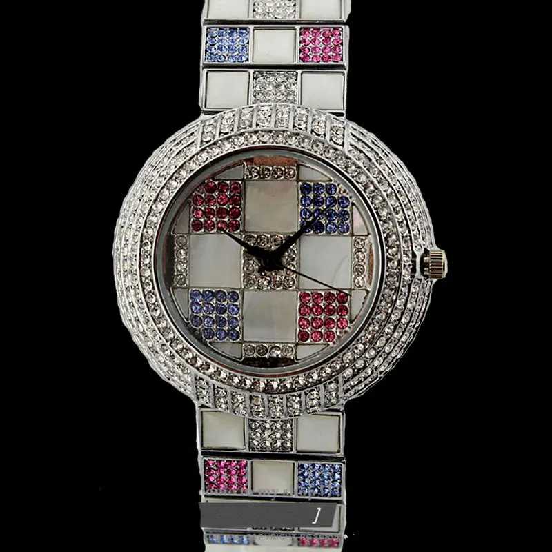 2014 New Model Fashion Watches Silver/Gold Luxury Women Wristwatch Famous Brand Stainless Steel Free Shipping | Наручные часы