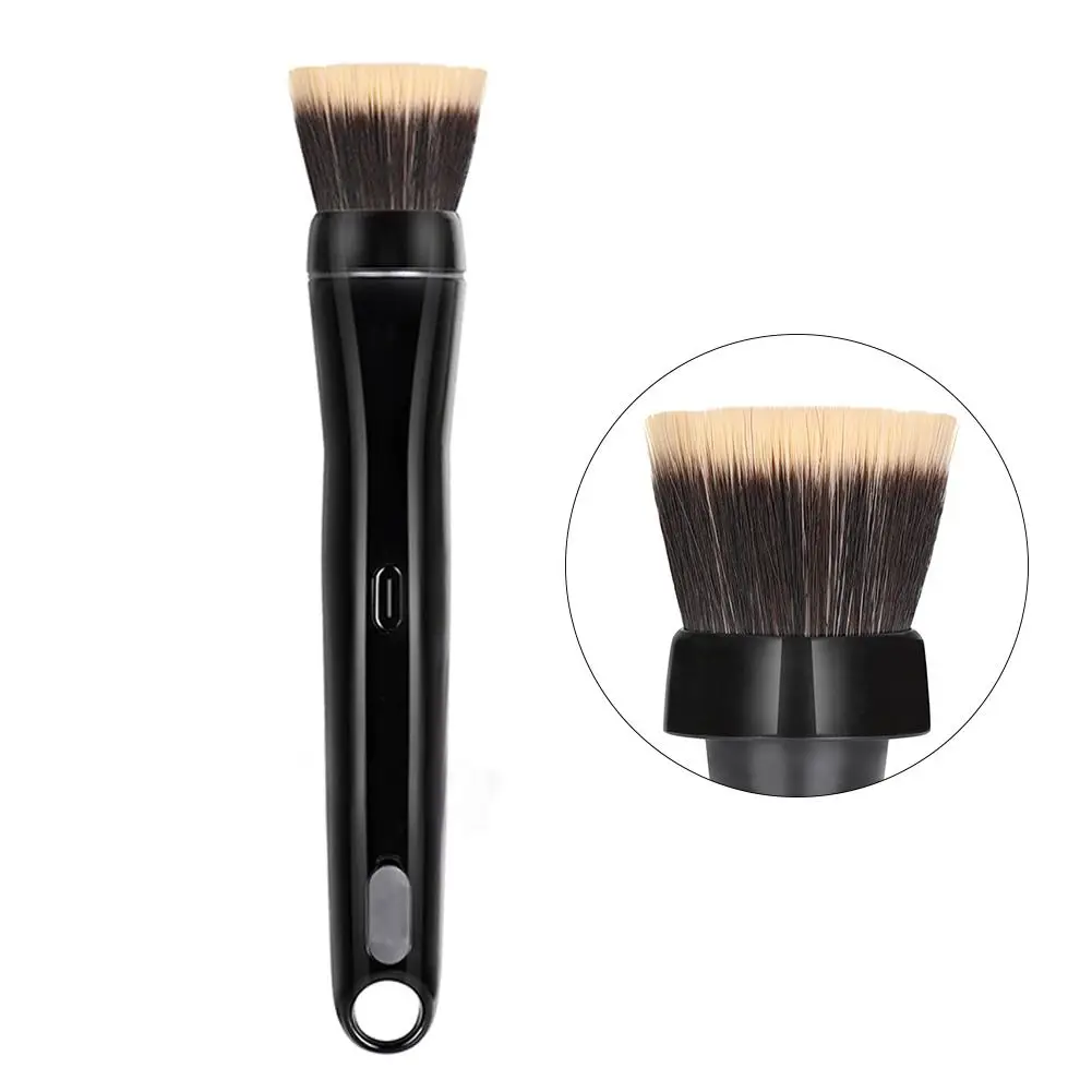 

USB Charge 360 Degree Rotation Soft Bristles Loose Powder Electric Makeup Brush