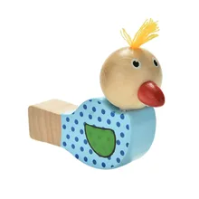 ZTOYL 1 шт. деревянные игрушки Музыкальные инструменты игрушка мультфильм птица свисток детские ювелирные изделия кулон деревянные музыкальные игрушки