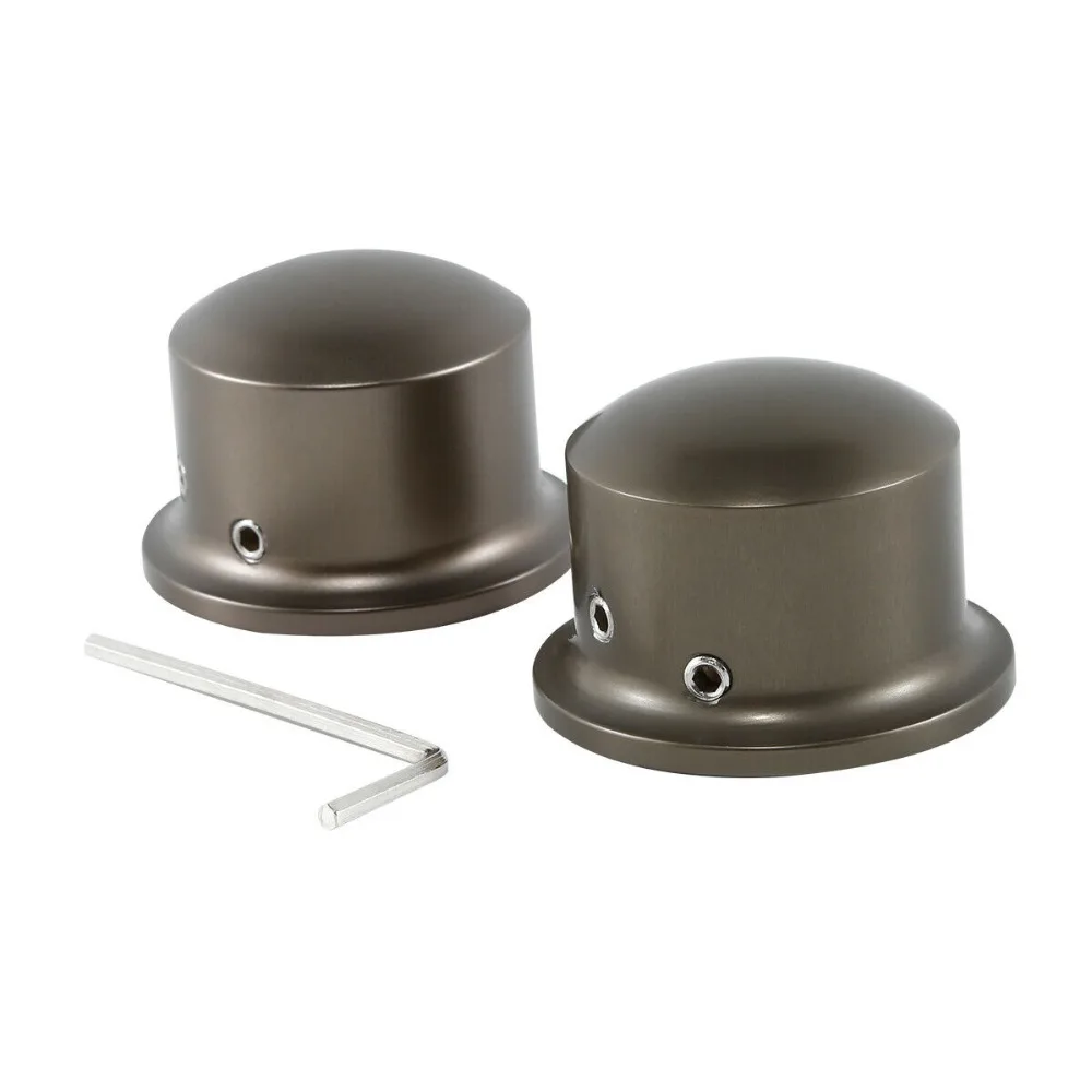 

2pcs CNC Front Axle Nut Cover Bolts For Harley Electra Glide Ultra Limited 08-19 Touring Dyna XL 08-17 VRSC 02-11