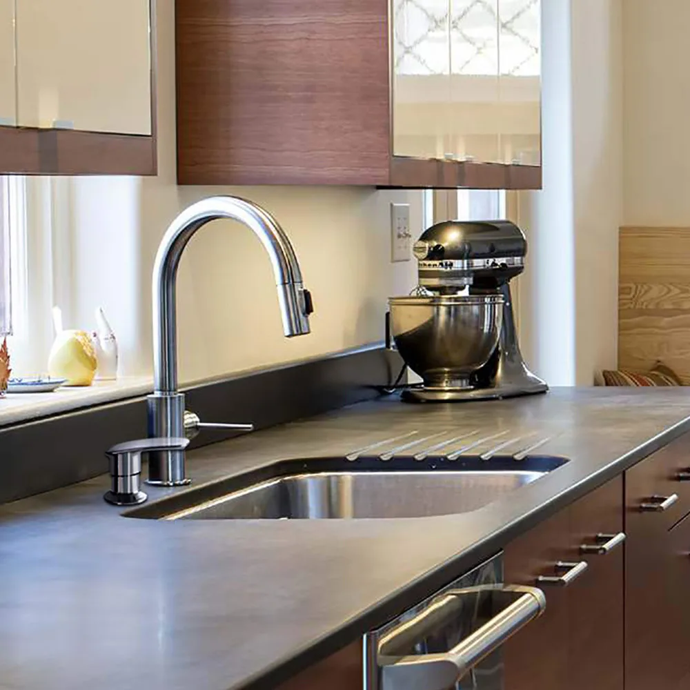 Modern Design Kitchen Sink Soap Dispenser Sink Detergent Bottle Copper Dispensador for Kitchen Bathroom 09