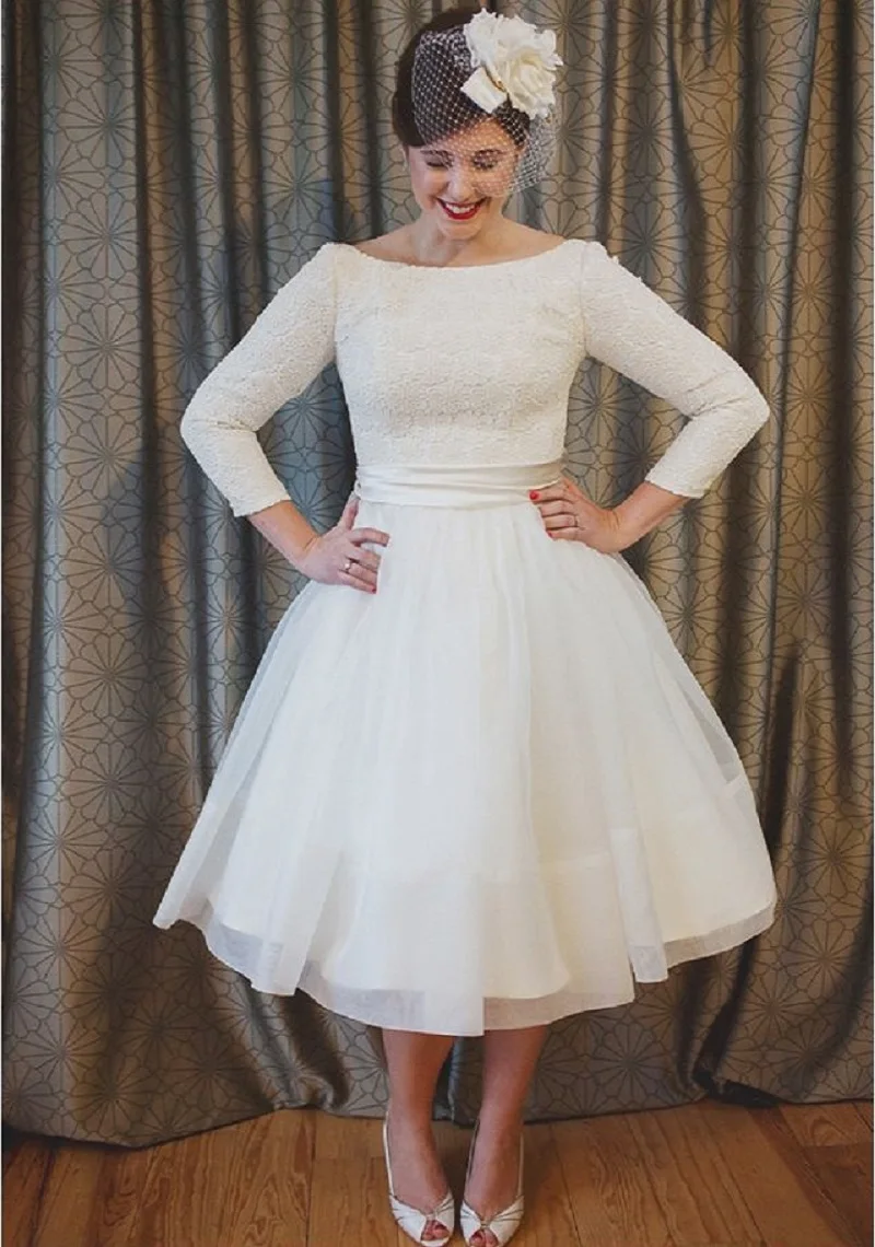 plus size 1950s wedding dresses