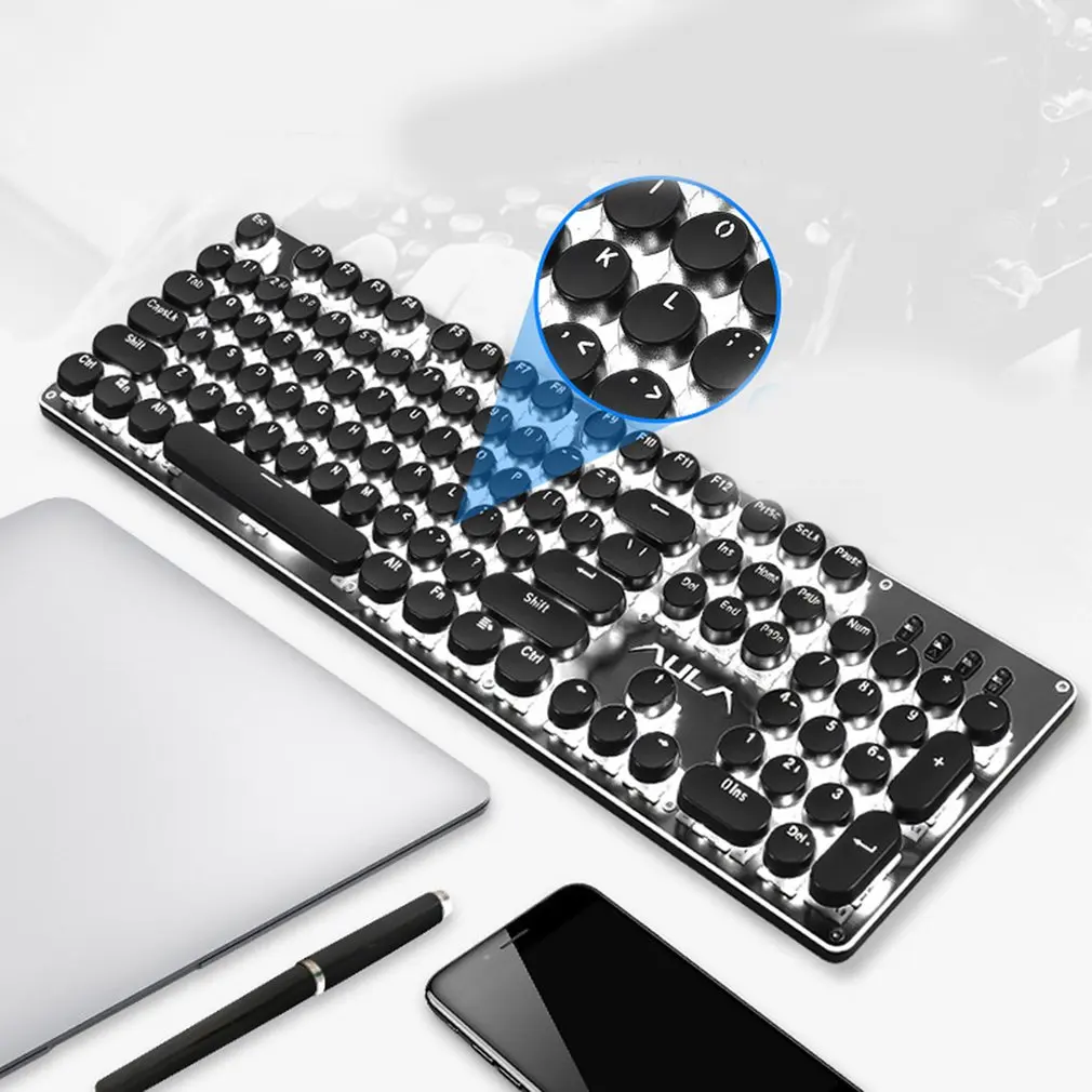 

F2010 Wired Keyboard Multifunctional Computer Table PC Hand-held Portable Keyboard Touchpad Keyboard
