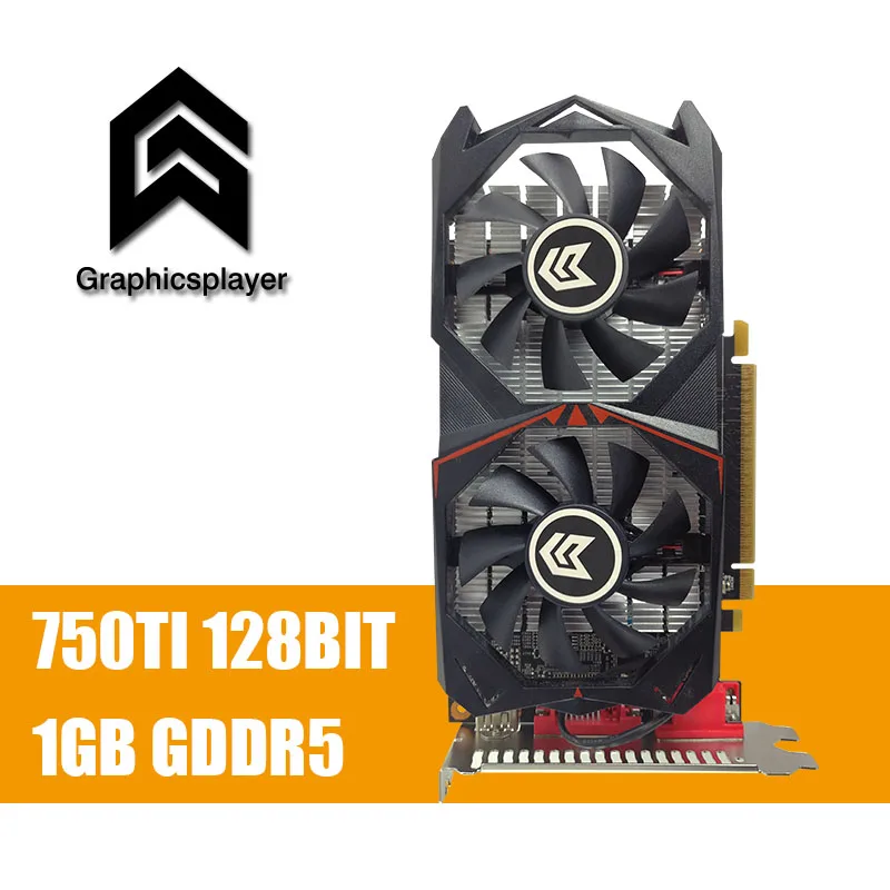Оригинальная Видеокарта GTX 750TI 1024 MB/1 GB 128bit GDDR5 Placa de Video carte graphhique видеокарта для NVIDIA
