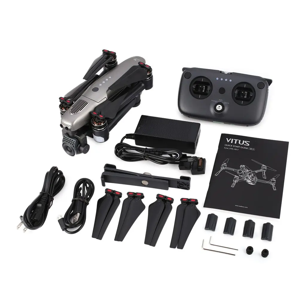 Высокое Качество Walkera VITUS 320 RC Drone 5 8G Wifi FPV 4 K камера селфи Квадрокоптер AR игры