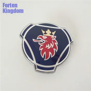 

5 Pieces New For Scania Car Truck Front Grille Grill Bonnet Emblem 80mm Blue ABS Badge With Griffin Logo Symbol 401610 Auto Part