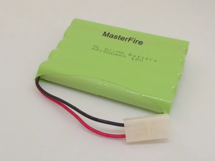 MasterFire AA 12V 1800MAH Ni-MH аккумуляторная батарея NiMH батареи с вилкой