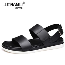 Стильная и удобная мужская пляжная обувь Новинка летние противоскольжения Досуг Спорт на открытом воздухе босоножки маленького размера мужские туфли eur38