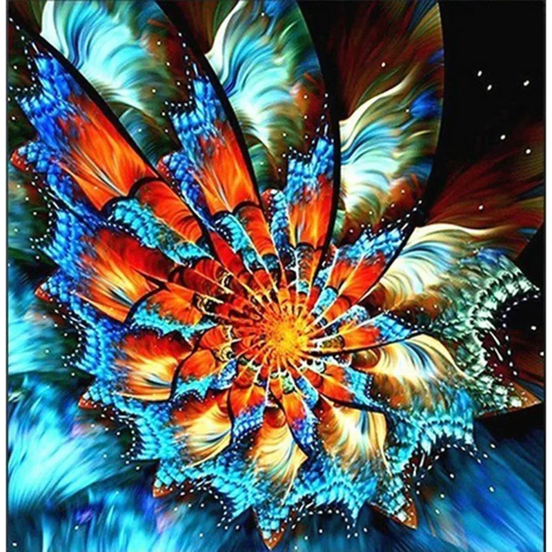 5D DIY Diamond Painting Pansy Flowers Full circular Diamond Embroidery Cross Stitch Diamond Rhinestone Home decor