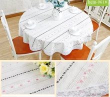 

PVC waterproof round table cloth home hotel banquet 1.5m 1.8m round table pad Printed round table cloth Free shipping