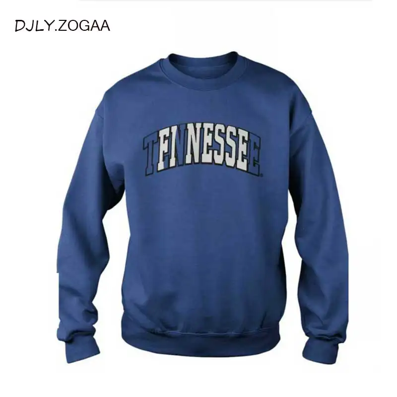 

ZOGAA 2019 Hoodies Fashion Men Unisex Tennessee Long Sleeve Sweatshirts O-Neck Casual Finesse Tennessee Drake Letter Men's Tops