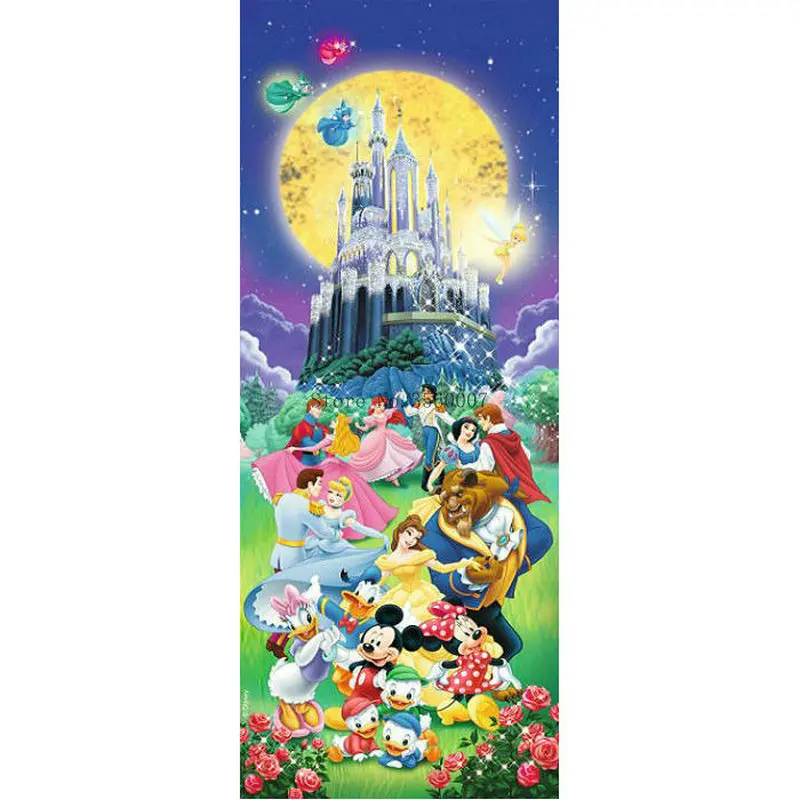 

DIY Diamond Painting cross stitch Disney castle 5D Full Diamond Embroidery Mickey mouse picture Mosaic rhinestones Home Decor